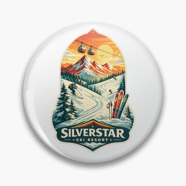 Item preview, SilverStar Ski Resort Okanagan British Columbia Monashee Alpine Escape designed and sold by Aryabek.