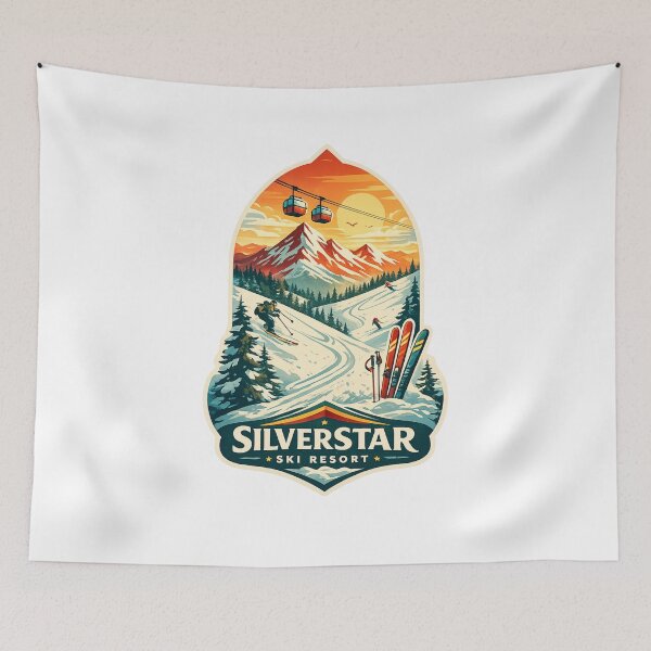 Item preview, SilverStar Ski Resort Okanagan British Columbia Monashee Alpine Escape designed and sold by Aryabek.