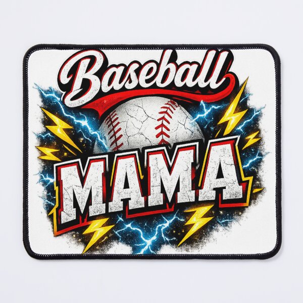 Artikelvorschau, Baseball Mama Lightning Grafikdesign entworfen und verkauft von Mundo Tees.