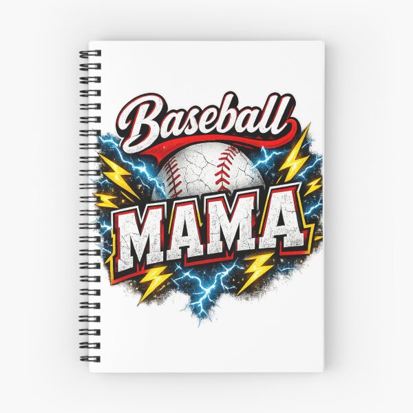 Artikelvorschau, Baseball Mama Lightning Grafikdesign entworfen und verkauft von Mundo Tees.