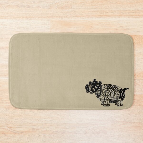 Item preview, Zentangle Hippo designed and sold by Lavender Frog Studios.