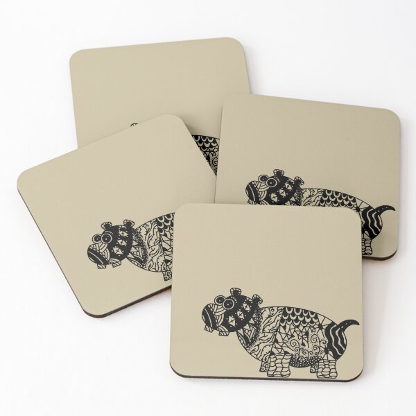 Item preview, Zentangle Hippo designed and sold by artistkpa.