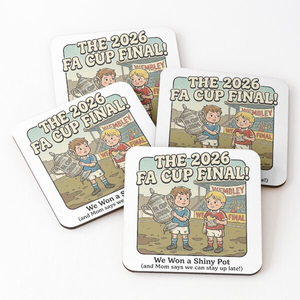 Item preview, Vintage Kitsch FA Cup Final 2026 Satire Art designed and sold by VelvetArchives.