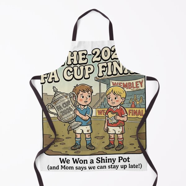 Item preview, Vintage Kitsch FA Cup Final 2026 Satire Art designed and sold by VelvetArchives.