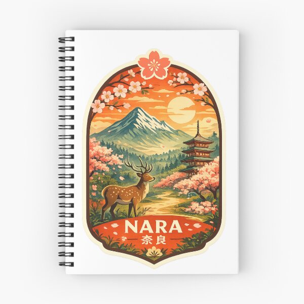 Item preview, Nara Kasuga Taisha Yamato Basin Mount Wakakusa Sacred Deer Landscape designed and sold by Aryabek.