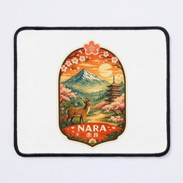 Item preview, Nara Kasuga Taisha Yamato Basin Mount Wakakusa Sacred Deer Landscape designed and sold by Aryabek.