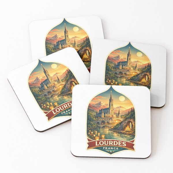 Item preview, Lourdes Sanctuaire Notre-Dame Hautes-Pyrénées Gave de Pau Pilgrimage Basin designed and sold by Aryabek.