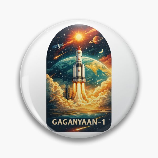Item preview, Gaganyaan-1 ISRO Sriharikota Bharatiya Human Spaceflight Mission designed and sold by Aryabek.