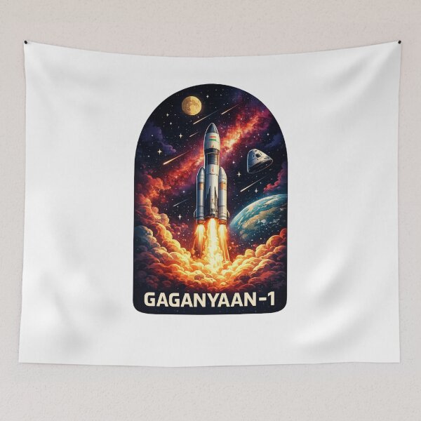Item preview, Gaganyaan-1 ISRO LVM3 Sriharikota Indian Orbital Crew Program designed and sold by Aryabek.