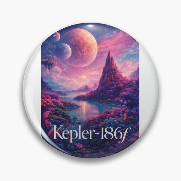 Item preview, Kepler-186f Cygnus Constellation Kepler System Habitable Exoplanet Frontier designed and sold by Aryabek.