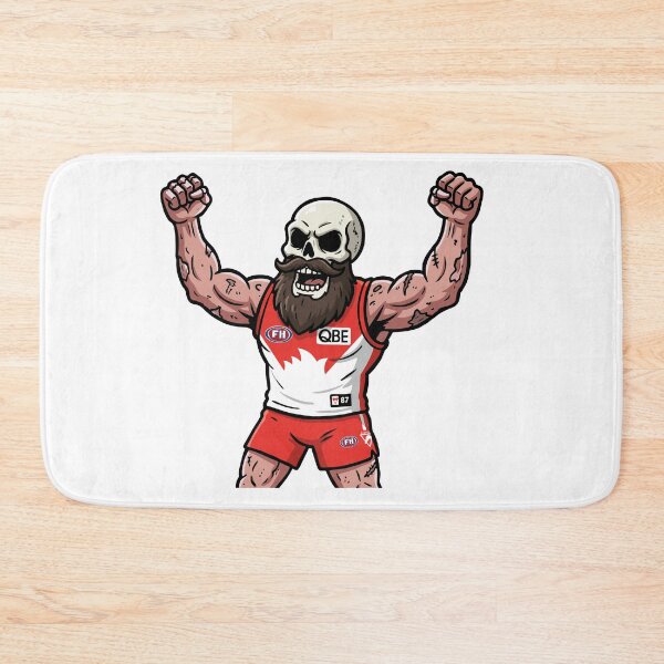 Item preview, Sydney Swans 'til Death designed and sold by Fake Heston’s Scribble Emporium.