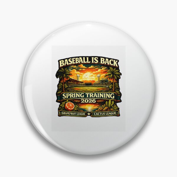 Item preview, Baseball Is Back Spring Training 2026 Retro Sunset designed and sold by miaa-artistshop.