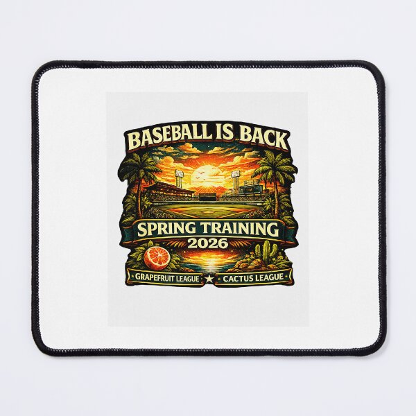 Item preview, Baseball Is Back Spring Training 2026 Retro Sunset designed and sold by miaa-artistshop.