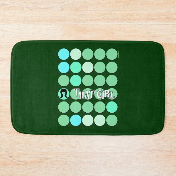 Item preview, That Girl Green Buttons designed and sold by Normbot2000.