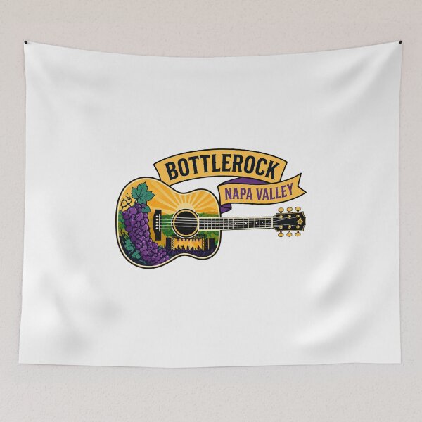 Item preview, BottleRock Napa Valley – Music & Wine Festival Design designed and sold by Combat Skies.