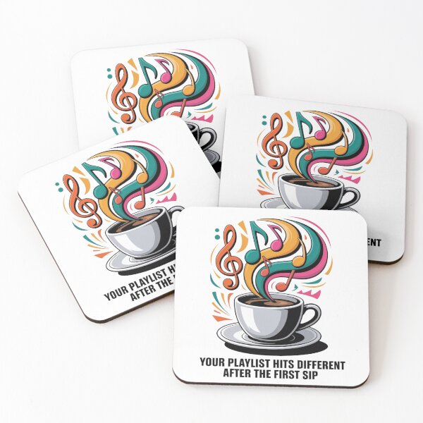 Item preview, Coffee & Music Playlist - Your Playlist Hits Different Coffee Lover Design designed and sold by BrewmarkStudio.