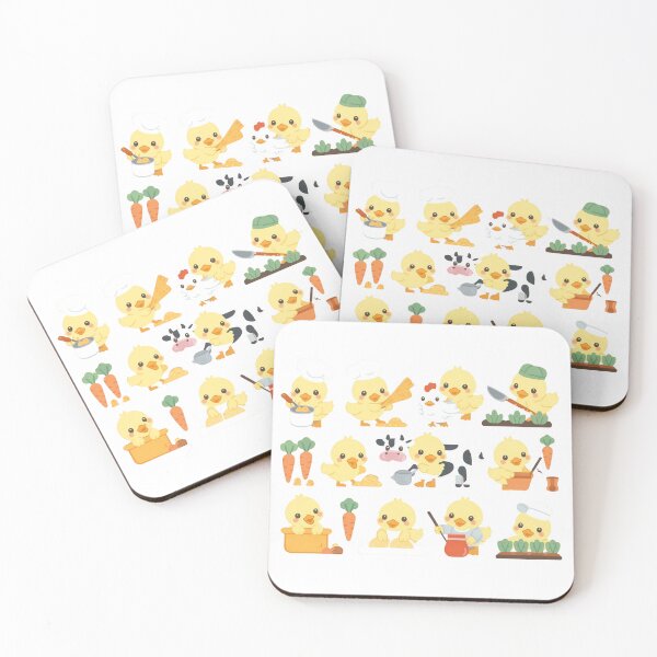 Item preview, Cute Farm Chick Clipart Set – Cartoon Baby Chicken Farming Activities Illustration designed and sold by Picasfarmer.
