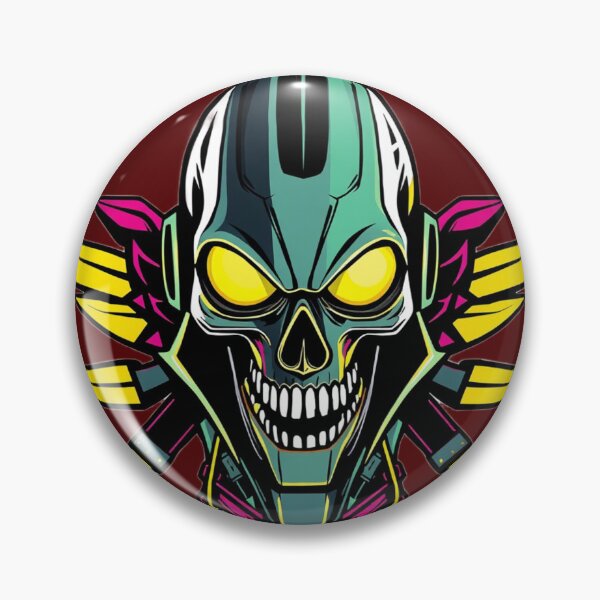 Item preview, Dangerous Cyberpunk Skull Head Logo designed and sold by Express210.