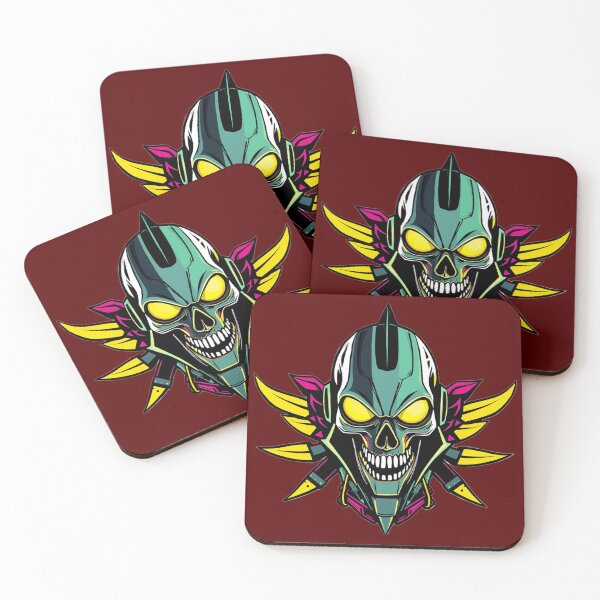 Item preview, Dangerous Cyberpunk Skull Head Logo designed and sold by Express210.