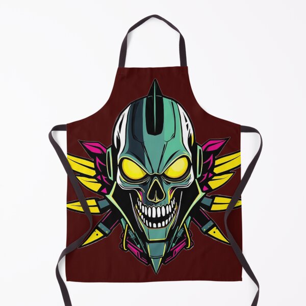 Item preview, Dangerous Cyberpunk Skull Head Logo designed and sold by Express210.