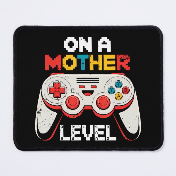 Item preview, On a Mother Level Funny Gamer Mom designed and sold by zamiokaline.