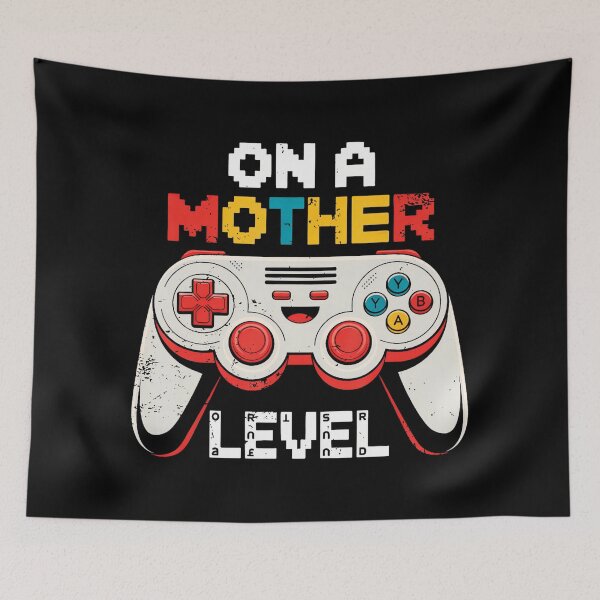 Item preview, On a Mother Level Funny Gamer Mom  designed and sold by zamiokaline.