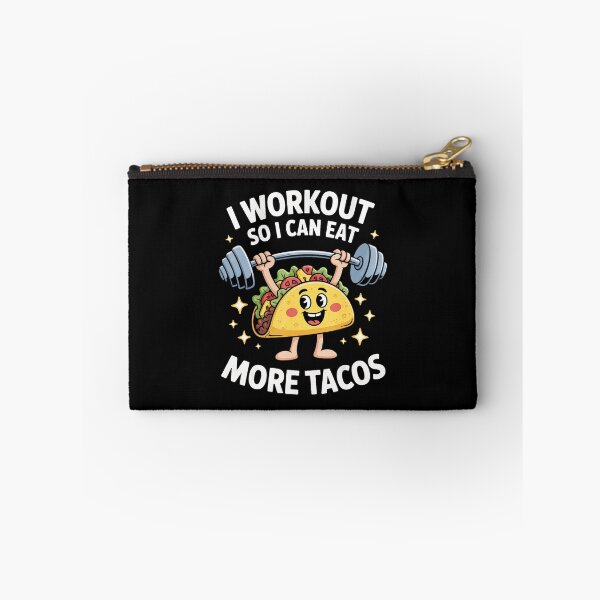 Item preview, I Workout So I Can Eat More Tacos Funny Gym Taco designed and sold by eliramaison.