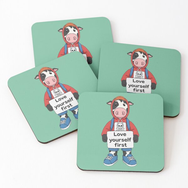 Item preview, The Cow Says: Love Yourself First 2.0 designed and sold by DDLeach.