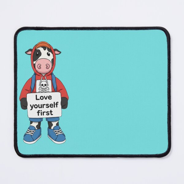 Item preview, The Cow Says: Love Yourself First 2.0 designed and sold by DDLeach.
