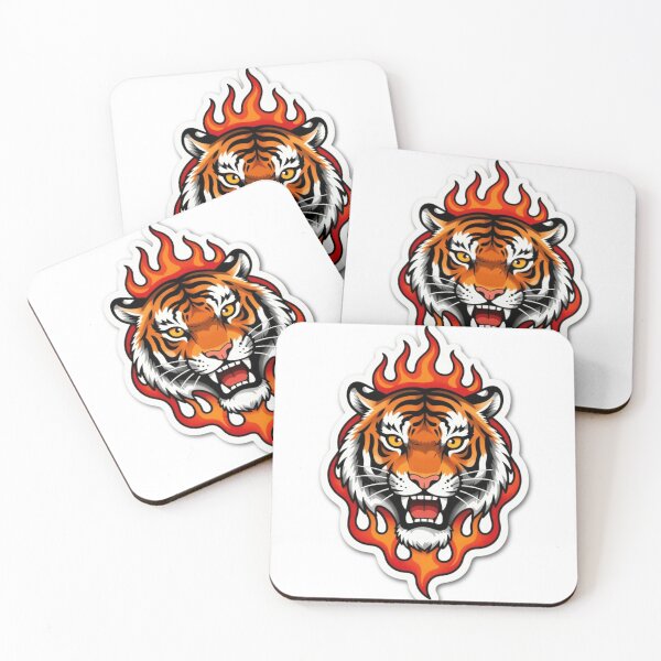 Item preview, angry Tiger Sticker designed and sold by taddyshop01.