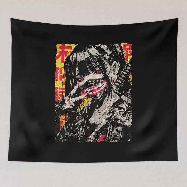 Item preview, Cyberpunk Anime Girl Mask Streetwear Aesthetic designed and sold by titanlevi.