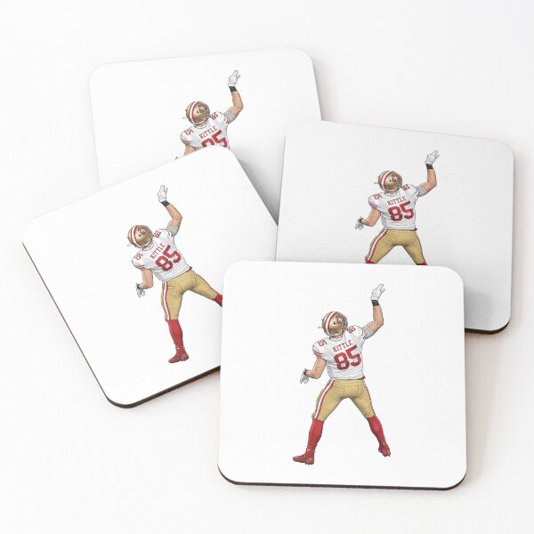 Item preview, George Kittle #85 In Action designed and sold by ScaryDoom.