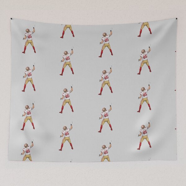 Item preview, George Kittle #85 In Action designed and sold by ScaryDoom.