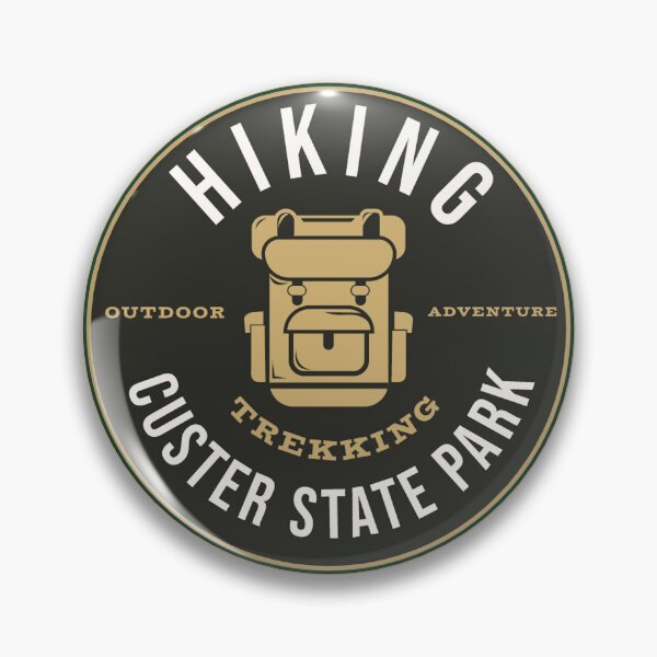 Item preview, Hiking Custer State Park South Dakota Vintage Black Hills designed and sold by CattlettArt.