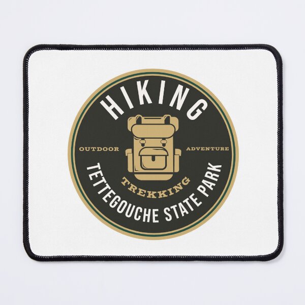 Item preview, Tettegouche State Park Hiking Emblem – Vintage Minnesota North Shore Retro Backpack Art designed and sold by CattlettArt.