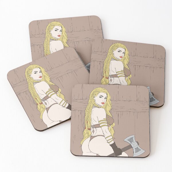 Item preview, Viking blonde with axe - clothed version  designed and sold by Hedon77.