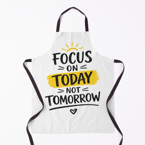 Item preview, Focus On Today Not Tomorrow Motivational Quote Minimal Design designed and sold by Lovestickerco.