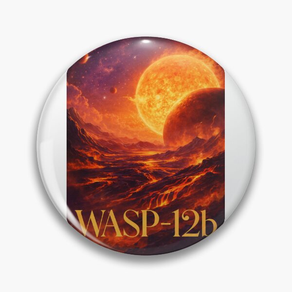 Item preview, WASP-12b Lyra Constellation Hot Jupiter Exoplanet Stellar Inferno designed and sold by Aryabek.
