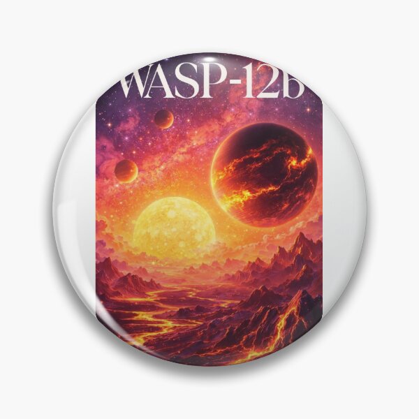 Item preview, WASP-12b SuperWASP Lyra Stellar Furnace Extreme Exoplanet Realm designed and sold by Aryabek.