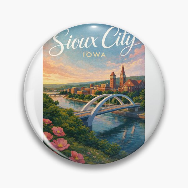 Item preview, Sioux City Iowa Missouri River Historic Downtown Great Plains Gateway designed and sold by Aryabek.