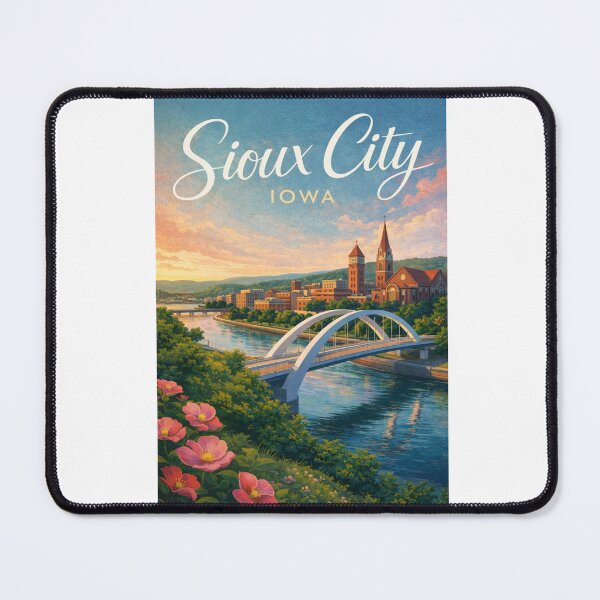 Item preview, Sioux City Iowa Missouri River Historic Downtown Great Plains Gateway designed and sold by Aryabek.