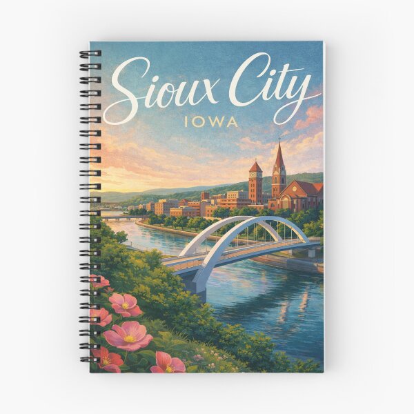 Item preview, Sioux City Iowa Missouri River Historic Downtown Great Plains Gateway designed and sold by Aryabek.