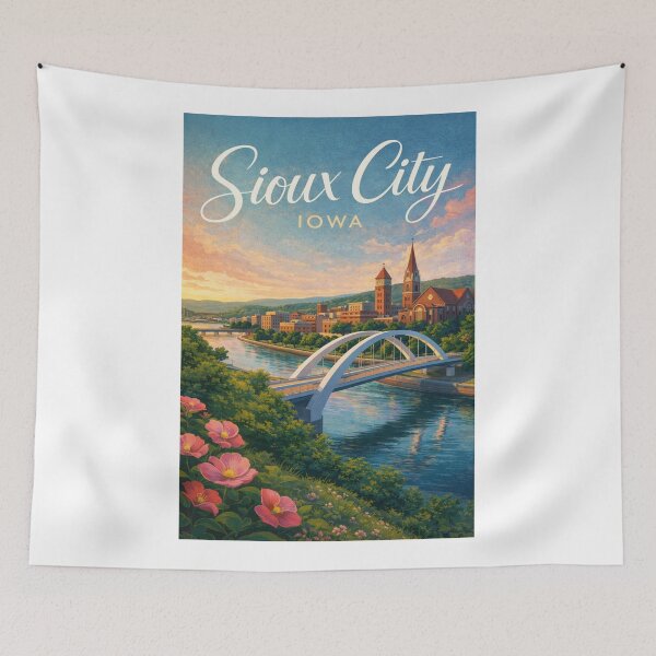 Item preview, Sioux City Iowa Missouri River Historic Downtown Great Plains Gateway designed and sold by Aryabek.