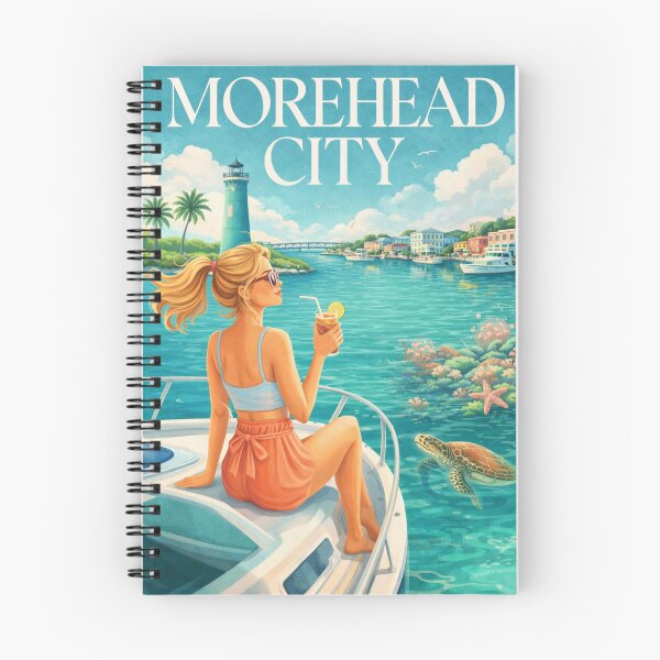 Item preview, Morehead City North Carolina Crystal Coast Beaufort Inlet Harbor Escape designed and sold by Aryabek.