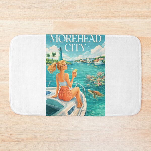 Item preview, Morehead City North Carolina Crystal Coast Beaufort Inlet Harbor Escape designed and sold by Aryabek.