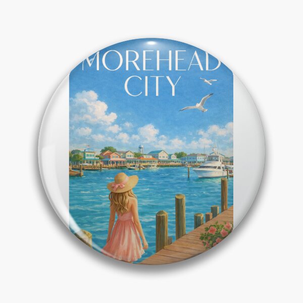 Item preview, Morehead City Crystal Coast Beaufort Atlantic Beach Maritime Waterfront Haven designed and sold by Aryabek.