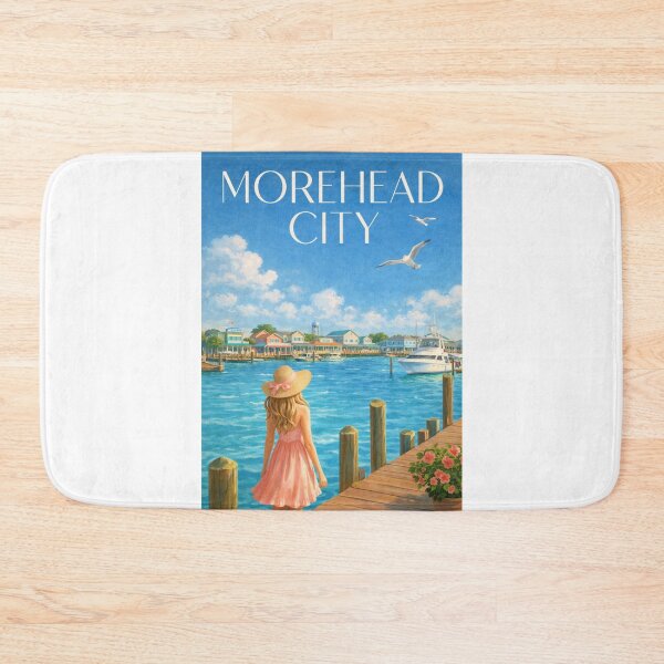 Item preview, Morehead City Crystal Coast Beaufort Atlantic Beach Maritime Waterfront Haven designed and sold by Aryabek.