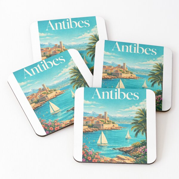 Item preview, Antibes French Riviera Côte d’Azur Cap d’Antibes Mediterranean Harbor designed and sold by Aryabek.