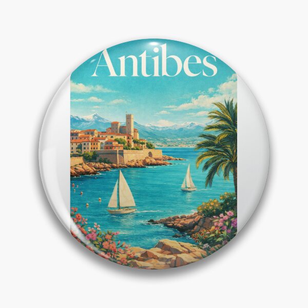 Item preview, Antibes French Riviera Côte d’Azur Cap d’Antibes Mediterranean Harbor designed and sold by Aryabek.