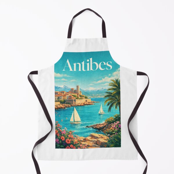 Item preview, Antibes French Riviera Côte d’Azur Cap d’Antibes Mediterranean Harbor designed and sold by Aryabek.